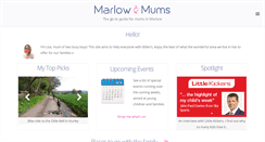 Desktop Screenshot of marlowmums.com